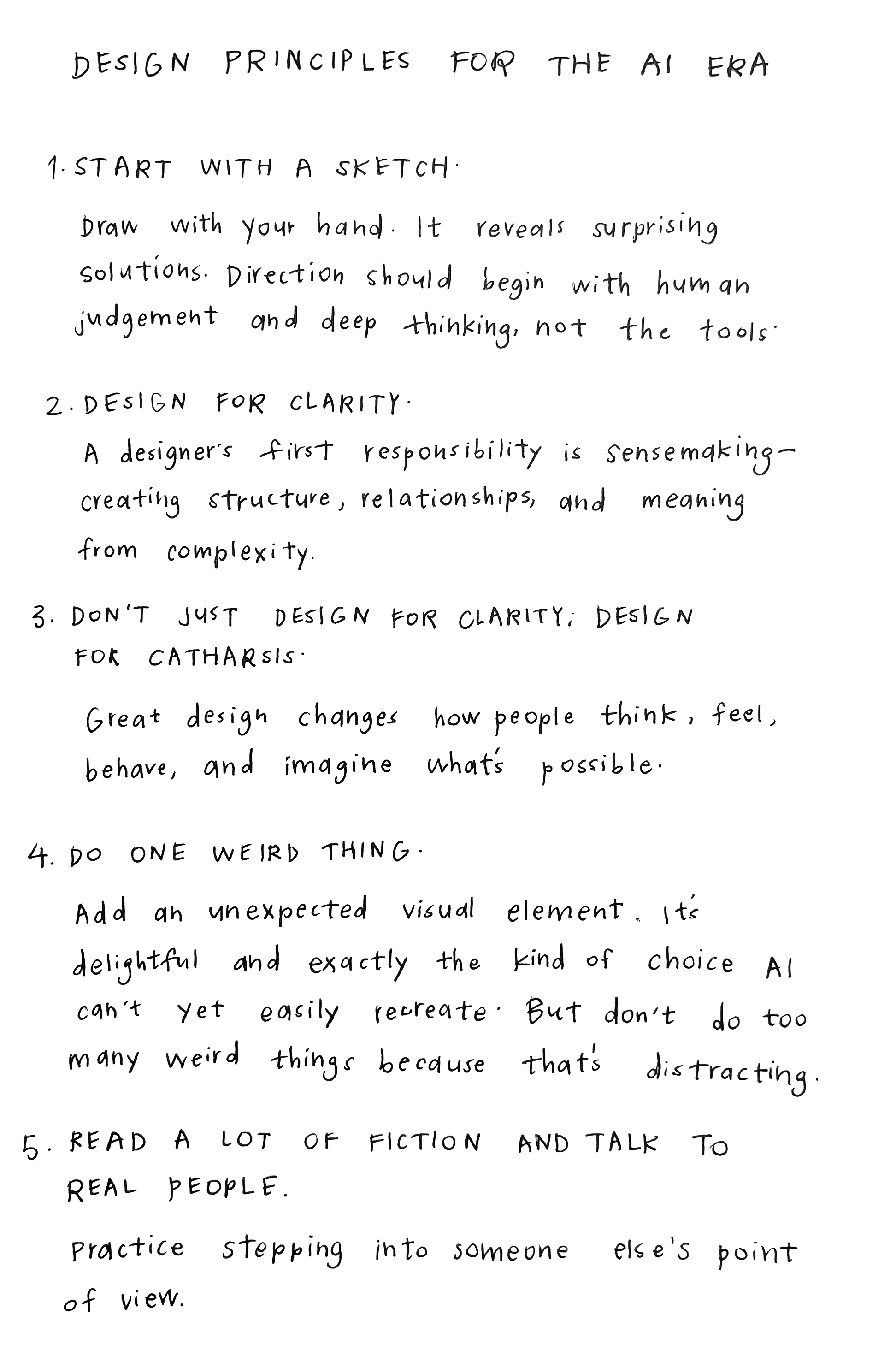 Ellen Rose — 5 Design Principles for the AI-Era